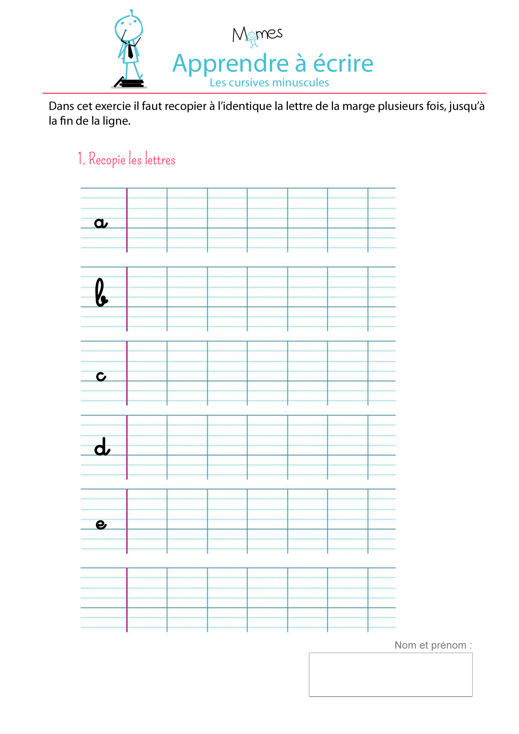 Apprendre crire Les Lettres De L Alphabet WKWI