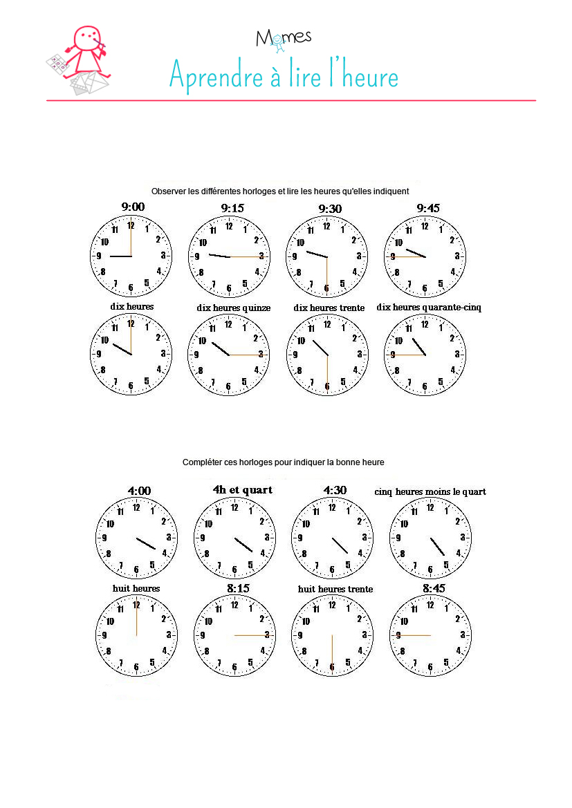 Le casse-tête OLOfusion : exercices pour apprendre l'heure